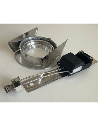 Leucos 0301325100007 Sd-803 fixed round recessed spotlight GU5.3 aluminum color d.60mm